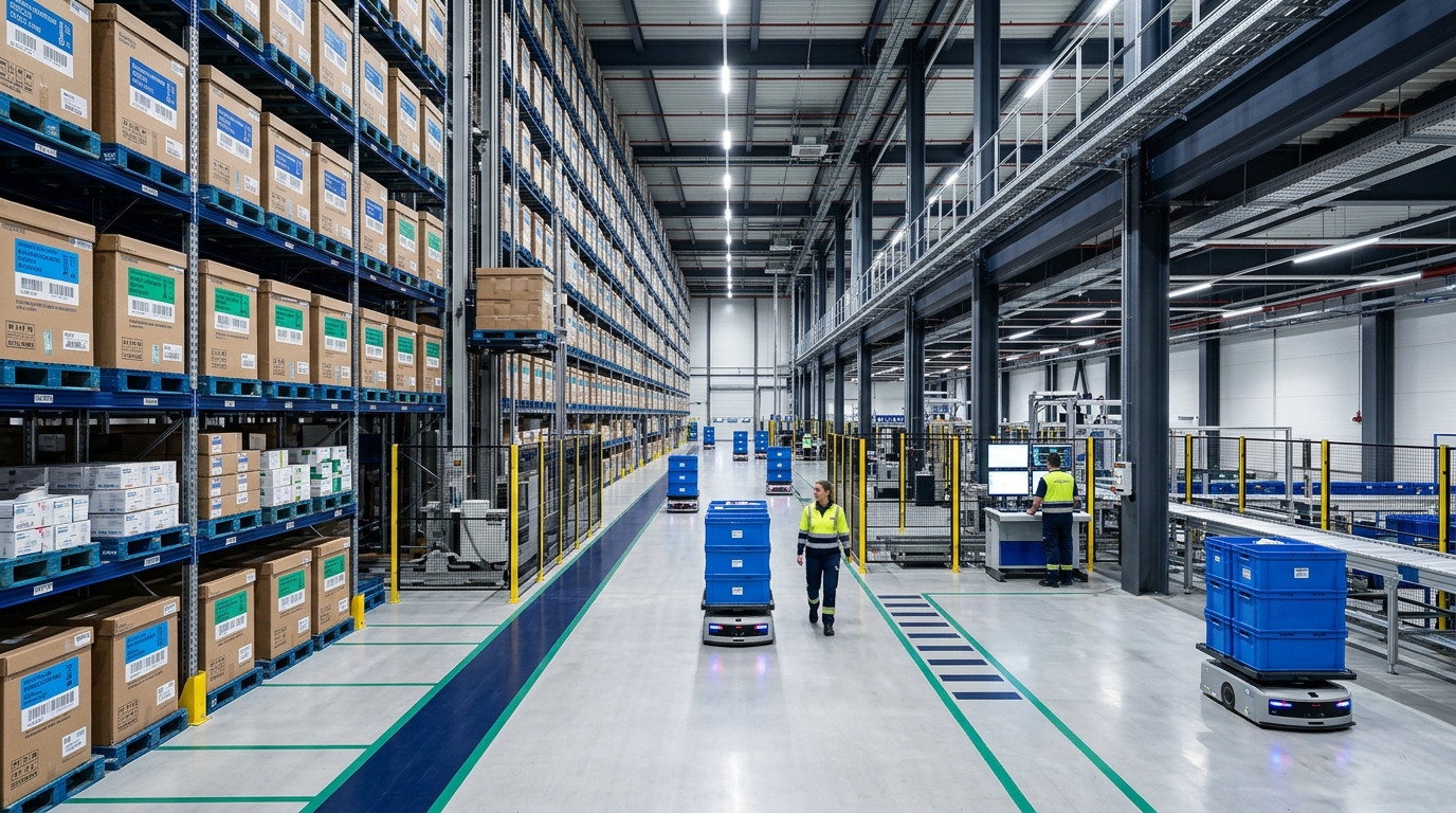 Panglobe Pharma high-tech climate-controlled automated pharmaceutical warehouse